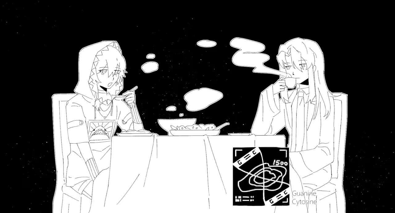 Two person(With simple background)